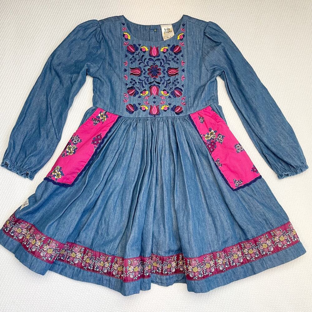 Wildflowers Chambray Dress